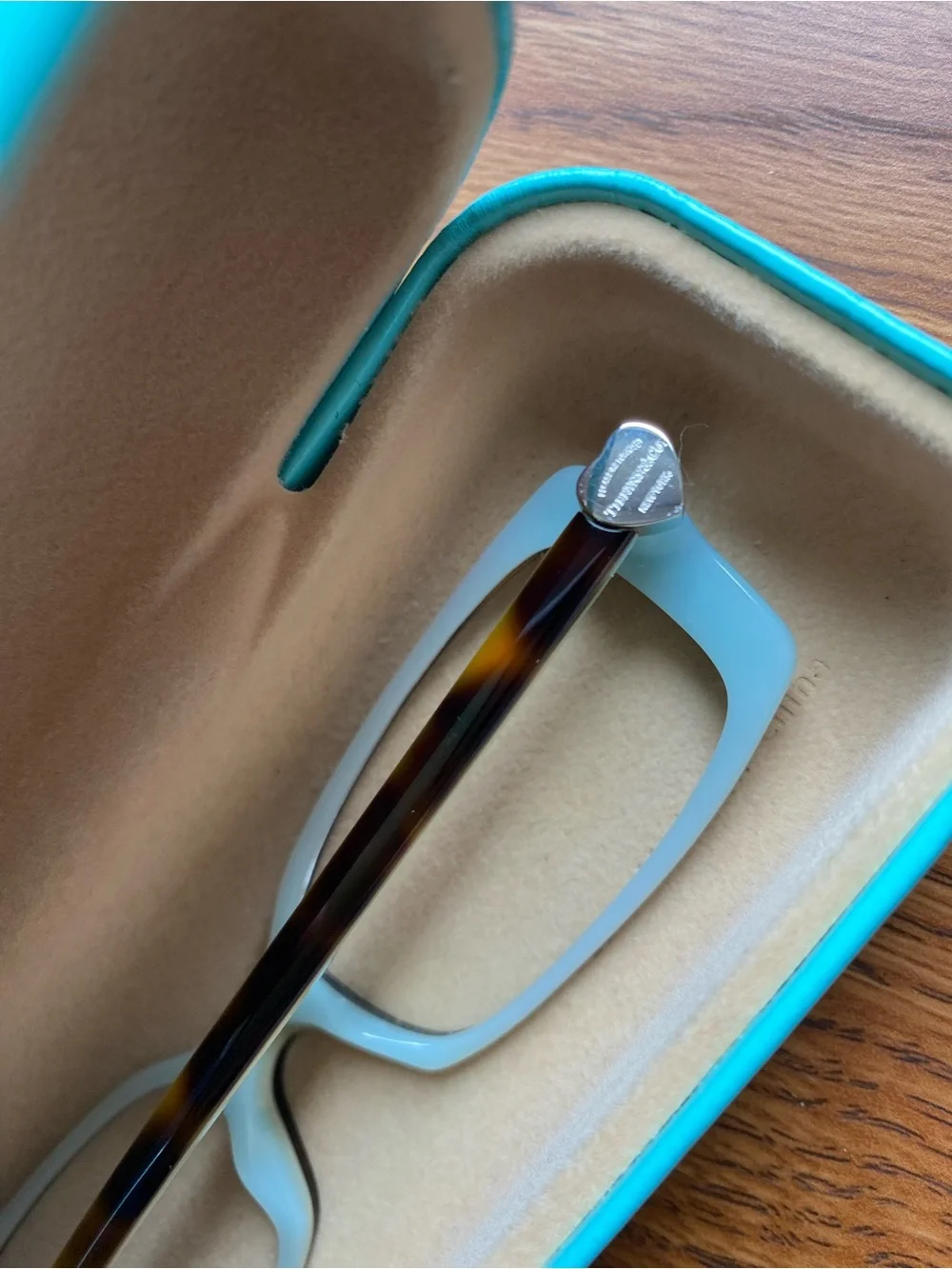 Tiffany & Co. Tortoiseshell Frames with Turquoise Case